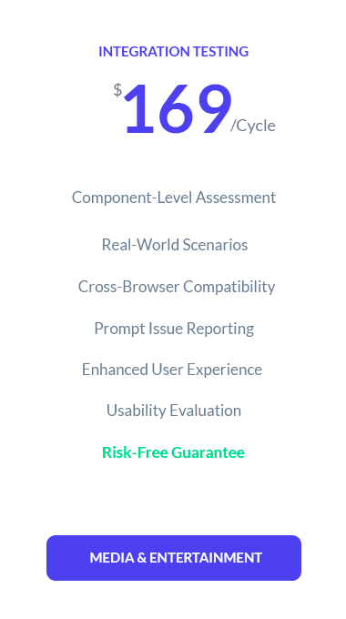 Integration Testing for Media & Entertainment