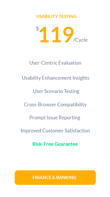 Usability Testing for Finance & Banking