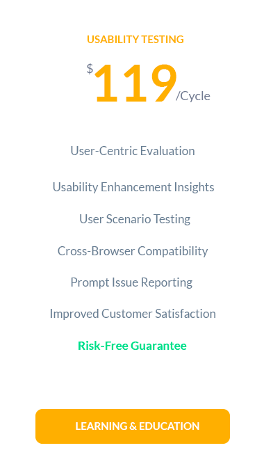 Usability Testing for Learning & Education